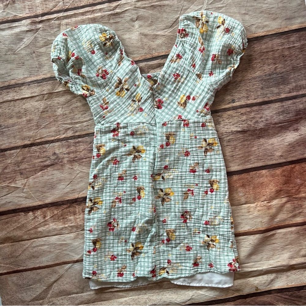 Altar’d State Gingham Fruit Dress Size Small - Picture 6 of 7
